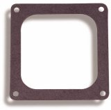 Holley Carburetor Base Plate Gaskets 108-84-2 Gaskets, Plate, Mounting, 4-Barrel, Dominator Flange, Open Center, 0.063 in. Thick, Fiber Material, Model 4500, Each thumbnail 2