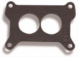 Holley Carburetor Base Plate Gaskets 108-9 Gaskets, Plate, Mounting, 2-Barrel, 2-Hole Divided Center, 0.060 in. Thick, Fiber Material, for Model 2300, Each thumbnail 1
