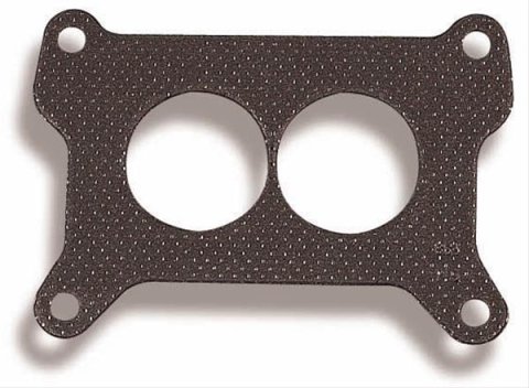 Holley Carburetor Base Plate Gaskets 108-9 Gaskets, Plate, Mounting, 2-Barrel, 2-Hole Divided Center, 0.060 in. Thick, Fiber Material, for Model 2300, Each