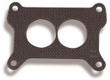 Holley Carburetor Base Plate Gaskets 108-9 Gaskets, Plate, Mounting, 2-Barrel, 2-Hole Divided Center, 0.060 in. Thick, Fiber Material, for Model 2300, Each thumbnail 2