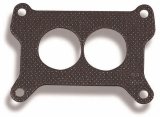Holley Carburetor Base Plate Gaskets 108-9 Gaskets, Plate, Mounting, 2-Barrel, 2-Hole Divided Center, 0.060 in. Thick, Fiber Material, for Model 2300, Each thumbnail 3