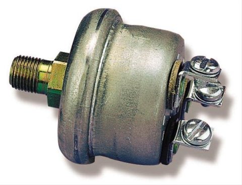 Holley Safety Fuel Pressure Switches 12-810 Switches, Pressure, Normally Open, Minimum 2 psi, Maximum 100 psi, 1/8 in. NPT, Each