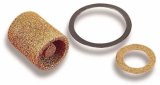 Holley Carburetor Fuel Inlet Filters 162-500 Filter Elements, Carburetor, Replacements, Brass, with Gaskets. Pair thumbnail 3
