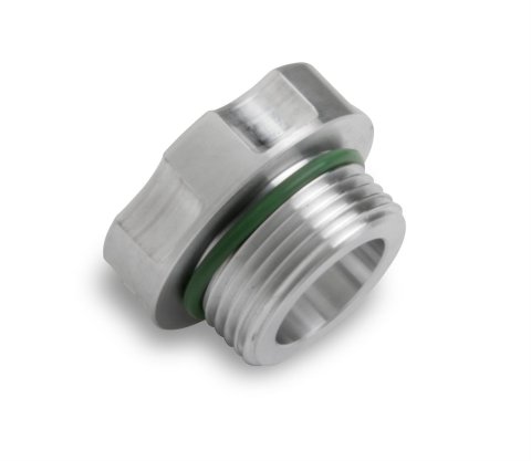 Holley LS Engine Oil Fill Caps 241-225 Caps, Engine, Twist-in, Octagon Shape, Natural, Aluminum Cap, O-ring Included, for Valve Covers, Each thumbnail 3