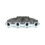 Holley LS Mid-Rise Carbureted Intake Manifolds 300-129 Manifolds, Mid-Rise, Standard Deck, Single Carburetor, Dual Plane, 1,500-6,500 RPM Range, Aluminum, Satin Finish, Chevy, 6.0L, 6.2L, Each thumbnail 2