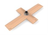 Holley HydraMat Fuel Pickups 16-101 Strainers, HydroMat, Pickup, Cross Style, Center Outlet, 15.0 in. Long, 8.0 in. Wide, 3/8 in. NPT Fitting, E85 Compatible, Each thumbnail 1