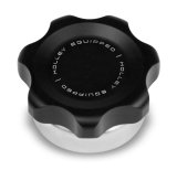 Holley Weld-On Fill Cap Kits 241-228 Kits, Weld-On, 1.950 in. Diameter, 1.50 in.-12 Thread Size, Billet Aluminum, Black Anodized, Aluminum Bung Material, 1.38 in. Opening, Kit thumbnail 2
