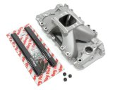 Holley EFI Intake Manifolds 300-563 Manifolds, Fuel Injected, EFI, Throttle Body Injection Style, Aluminum, Natural, Square Bore 4150 Style Mounting Flange, Chevy, Big Block, Each thumbnail 3
