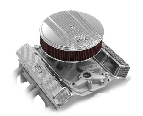 Holley Vintage Series Air Cleaner Assemblies 120-151 Cleaners, Series, Round, 14 in. Diameter, Polished, Cotton Gauze Filter, Each