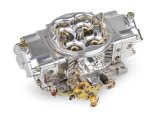 Holley Aluminum Street HP Carburetors 0-82851SA Carburetors, HP, 850 cfm, 4-barrel, Square Bore, Mechanical Secondaries, Dual Inlet, Polished Finish, Down-leg Booster, Universal Linkage, Each thumbnail 6