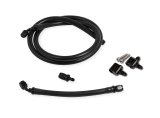 Holley LS Steam Vent Kits 26-550 Engine Coolant Crossovers, Kits, Aluminum, Black Anodized, Chevy, Small Block LS, Kit thumbnail 1