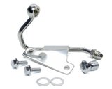 Holley Power Steering Hard Lines 198-202 Hoses, Line, High-pressure, Steel, Zinc Finish, Saginaw Type II, Each thumbnail 2