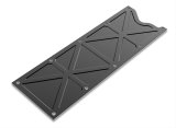Holley LS Valley Covers 241-262 Lifter Plates, Valley, Billet Aluminum, Trussed, Black Anodized, 10-bolt Pattern, Chevy, LS, 4.8L, 5.3L, 5.7L, 6.0L, Each thumbnail 1