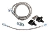 Holley LS Steam Vent Kits 26-551 Engine Coolant Crossovers, Kits, Aluminum, Black Anodized, Chevy, Small Block LS, Kit thumbnail 1
