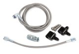 Holley LS Steam Vent Kits 26-551 Engine Coolant Crossovers, Kits, Aluminum, Black Anodized, Chevy, Small Block LS, Kit thumbnail 2