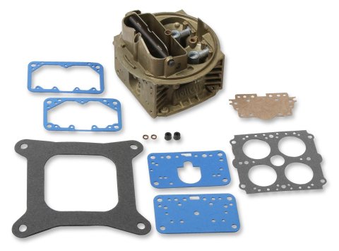 Holley Carburetor Main Bodies 134-346 Components, Body, Model 4150, 0-80541-1, Replacement, 650 cfm, Zinc, Dichromate, Straight-Leg Boost, Gaskets, Brass Air Bleeds, Each thumbnail 2