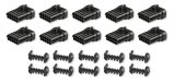 Holley Wiring Harness Connectors 570-304 Weatherproof Connectors, EFI, Ignition, Sub-Harness Connectors, Metripack, 10-pin, Male, Black Plastic, with Pins, Seals, TPA, 10-piece, Set thumbnail 2