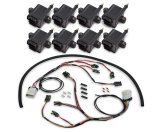 Holley Coil-Near-Plug Smart Ignition Coils 556-127 Coils, EFI, Coil-Near-Plug, Ignition, Coil Pack, HEI In-cap, Black, 44,000V, Rectangular, for HP, Dominator EFI, 8-piece, Set thumbnail 3