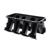 Holley LS Modular Hi-Ram Intake Manifold Bases 300-226BK Base, Hi-Ram, Base Only, Tunnel Ram, Aluminum, Black Ceramic Coated, Chevy, 4.8L, 5.3L, 5.7L, 6.0L, Cathedral Port, Each thumbnail 1
