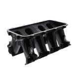 Holley LS Modular Hi-Ram Intake Manifold Bases 300-226BK Base, Hi-Ram, Base Only, Tunnel Ram, Aluminum, Black Ceramic Coated, Chevy, 4.8L, 5.3L, 5.7L, 6.0L, Cathedral Port, Each thumbnail 2