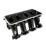 Holley LS Modular Hi-Ram Intake Manifold Bases 300-226BK Base, Hi-Ram, Base Only, Tunnel Ram, Aluminum, Black Ceramic Coated, Chevy, 4.8L, 5.3L, 5.7L, 6.0L, Cathedral Port, Each thumbnail 5