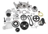 Holley Mid-Mount Complete Accessory Systems 20-190P Drive Systems, LS Mid-Mount, Serpentine, Alternator, Power Steering, Water Pump, AC, Pulleys, 6-groove, Polished, Chevy, 4.8-7.0L, Kit thumbnail 3