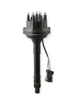 Holley EFI Dual-Sync Distributors 565-204BK Distributors, EFI, Dual-Sync, Hall Effect, Computer-controlled Advance, Male/HEI, Black Cap, Steel Gear, Black Housing, Chevy, 6.0L, 7.0L, Each thumbnail 6