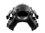 Holley EFI LS Hi-Ram Intake Manifolds 300-125BK Manifolds, EFI, Hi-Ram, Raised Rectangular Port Head, Multi-port, 105mm Bore, Standard Deck, Aluminum, Black Finish, Chevy, 7.0L, Each thumbnail 4