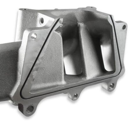Holley EFI LS Single Plane Split-Design Race Intake Manifolds 300-255 Manifolds, Fuel Injected, Race, Stock/OEM Deck, 2,500-7,000 RPM, Aluminum, Natural, Chevy, Small Block, Each thumbnail 4