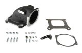 Holley Throttle Body Intake Elbows 300-240BK Elbow, 105mm Bore Size, Aluminum, Black, 5.12 in. Height, Each thumbnail 7