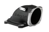 Holley Throttle Body Intake Elbows 300-240BK Elbow, 105mm Bore Size, Aluminum, Black, 5.12 in. Height, Each thumbnail 8