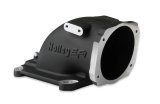 Holley Throttle Body Intake Elbows 300-240BK Elbow, 105mm Bore Size, Aluminum, Black, 5.12 in. Height, Each thumbnail 9