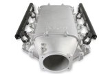 Holley LS Modular Lo-Ram EFI Intake Manifolds 300-621 Manifolds, Modular, Ultra EFI, Cathedral Port Head, Multi-port, Standard Deck, 105mm Bore, Aluminum, Silver, Chevy, 4.8-6.0L, Each thumbnail 6