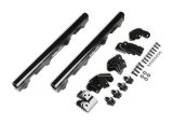 Holley EFI Fuel Rails 534-244 Rails, EFI, Billet Aluminum, Black Anodized, -8 AN, O-ring Inlet, Fittings, Hardware Included, Chevy, LS, 4.8-7.0L,Kit thumbnail 5