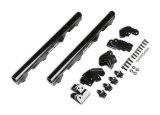 Holley EFI Fuel Rails 534-244 Rails, EFI, Billet Aluminum, Black Anodized, -8 AN, O-ring Inlet, Fittings, Hardware Included, Chevy, LS, 4.8-7.0L,Kit thumbnail 9