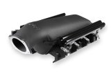 Holley LS Modular Lo-Ram EFI Intake Manifolds 300-683BK Manifolds, Modular, EFI, Dual Injection, Rectangular Port Head, Multi-port, 105mm Bore, Aluminum, Black, Chevy, 6.0L, 6.2L, Each thumbnail 3