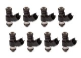 Holley EFI Terminator X Fuel Injectors 522-428X Injectors, EFI, X, 42 lbs/hr., USCAR Plug, EV6 Body, 12V Saturated Circuit, 1.42 in. Seat Height, High Impedance, 8-pieces, Set thumbnail 2