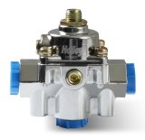 Holley Bypass Fuel Pressure Regulator Kits 12-881KIT Regulators, Die-Cast By-Pass, Adjustable, 4.5-9 psi, Return Style, Inline, 3/8 in.-NPT, 1/8 in.-NPT Ports, Fittings, Gauge, Bracket, Kit thumbnail 1