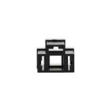 Holley RetroBright Headlight Wiring Connectors RBEC121 Wire Connectors, RetroBright, Replacement, Unterminated Connector, Female, 3-pin, Plastic, Black, for H4 or 9003 System, Pins Not Included, Each thumbnail 1