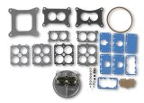 Holley Carburetor Main Bodies 134-360 Components, Body, Model 2300, 0-4412SA, Replacement, 500 cfm, Aluminum, Shiny, Down-Leg Boost, Gaskets, Brass Air Bleeds, Each thumbnail 1