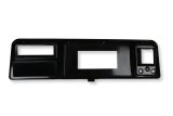 Holley EFI 6.86 in. Dash Bezels 553-441 Panels, EFI, Pro, Bezel, 5/32 Thick, ABS Material, Black Matte Finish, with A/C Vents, Ford, Trucks, Each thumbnail 4