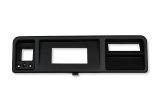 Holley EFI 6.86 in. Dash Bezels 553-441 Panels, EFI, Pro, Bezel, 5/32 Thick, ABS Material, Black Matte Finish, with A/C Vents, Ford, Trucks, Each thumbnail 6