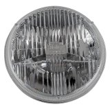 Holley RetroBright LED Headlights LFRB180 Headlight Conversion, RetroBright, Style, Sealed Beam, 7 in. Round Housing, Polycarbonate Lens, Clear, PAR 56 Style Bulb, Not Included, Each thumbnail 1