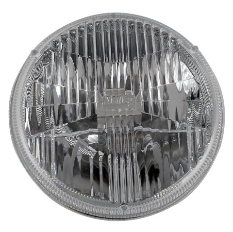 Holley RetroBright LED Headlights LFRB180 Headlight Conversion, RetroBright, Style, Sealed Beam, 7 in. Round Housing, Polycarbonate Lens, Clear, PAR 56 Style Bulb, Not Included, Each