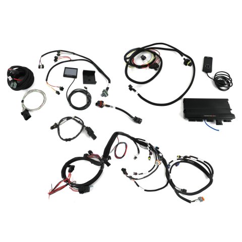 Holley Terminator X MAX Engine Management Systems 550-917-6 Systems, MAX, 8-Injectors, 8-Coil, Sensors, Trans and Tuner Controller, Chevy, LS, 4.8-6.0L, 1x Cam, 24x Crank, Kit