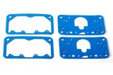 Holley Carburetor Gaskets 108-203 Gaskets, Fuel Bowls, Metering Block, Buna Rubber, Blue, Non-Stick, Model 4150, Kit thumbnail 2