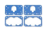 Holley Carburetor Gaskets 108-203 Gaskets, Fuel Bowls, Metering Block, Buna Rubber, Blue, Non-Stick, Model 4150, Kit thumbnail 3