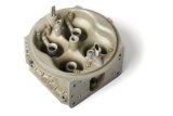 Holley Carburetor Main Bodies 134-300C Components, Body, Double Pumper Retro Fit, 750 cfm, Cast Zinc, Dichromate, Down-Leg Boost, Gaskets, Brass Jets, Brass Air Bleeds, Each thumbnail 1