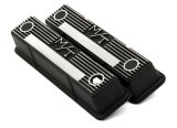 Holley M/T Valve Covers 241-83 Covers, M/T, Perimeter Bolt, Tall, Finned, Cast Aluminum, Black, Baffled, Chevy, 262ci, 267ci, 283ci, 305ci, 307ci, 327ci, 350ci, 400ci, Pair thumbnail 3