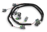 Holley Replacement Fuel Injector Wiring Harnesses 558-212 Injection System Harnesses, EFI, Replacement, Ford V8, Evenly Spaced, Harness, USCAR/EV6, for HP, Dominator EFI, Each thumbnail 1